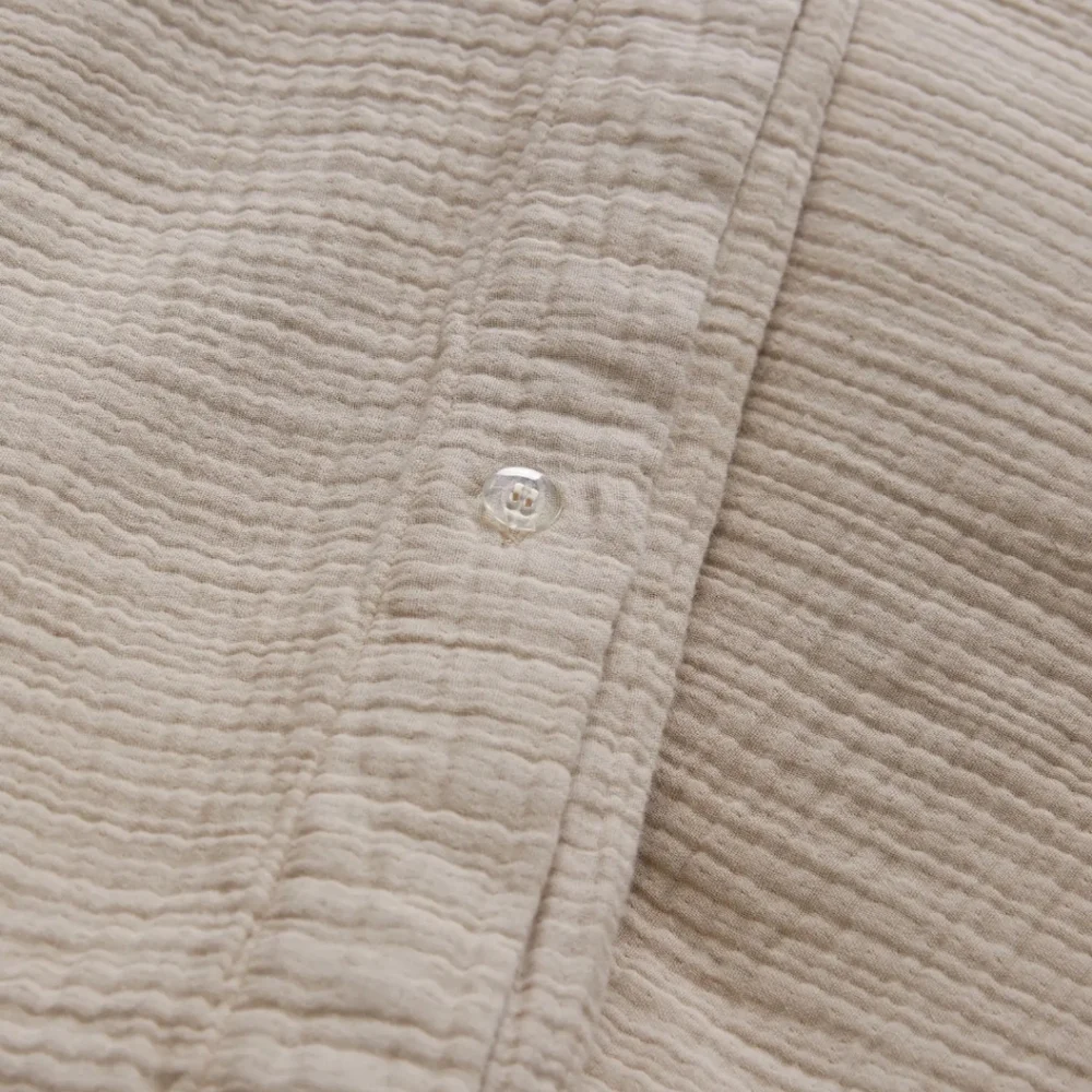 NWT! Quince Organic Cotton Airy Gauze Dune Duvet Cover! Twin (457)